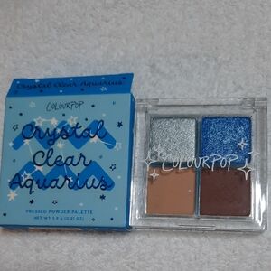 ColourPop Aquarius Eyeshadow Palette with Silver and Blue